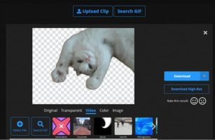 Instructions to remove Video background with Unscreen Online tool