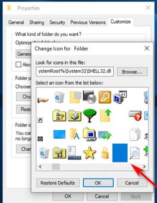 Change Icon for Folder