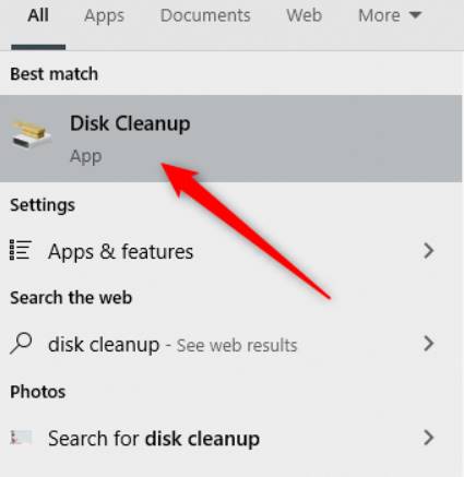 Disk Cleanup App
