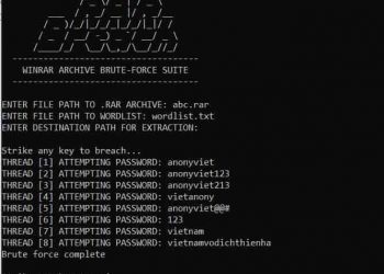 Hướng dẫn Hack Password giải nén file RAR không cần phần mềm 2