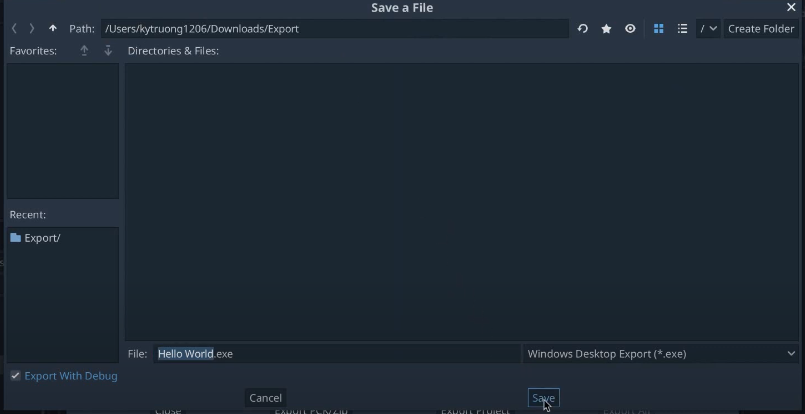 [Godot Engine] Export sang Windows, Linux, MacOS, Android 27