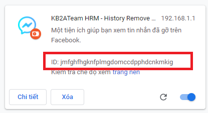 Xem lại tin nhắn đã bị gỡ trên Facebook với History Remove Messenger 11