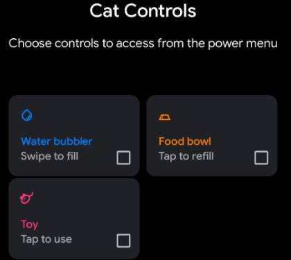 Cat Controls
