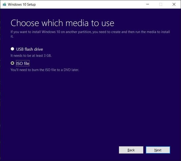 Universal MCT wrapper: Download ISO Windows 10 tất cả các phiên bản 9