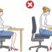Cách ngồi vào bàn máy vi tính đúng cách tránh bị đau lưng, đau mắt