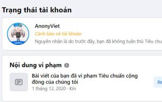 What is Facebook “account status” feature?