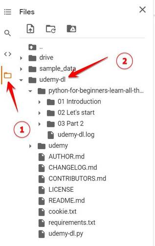 Cách Download khóa học Udemy bằng Colab 4