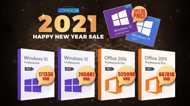 Hot Deal! Giá bản quyền Windows 10 chỉ từ 130.000đ Sale off 62% 13