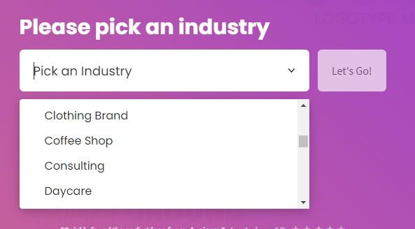 choose a Logo by an industry