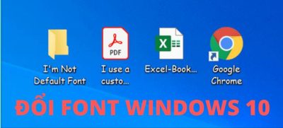 How to change the default Font on Windows 10