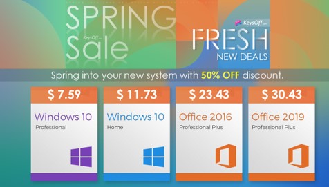 [Deal Keysoff] Windows 10 Professional giá 7.59, Office 2019 ProPlus giá 30.43$