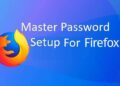 master password firefox