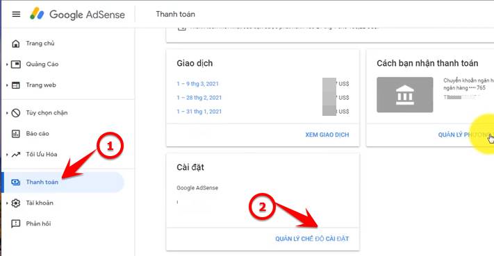 Cách xác minh Thuế Google Adsense Việt Nam mới nhất