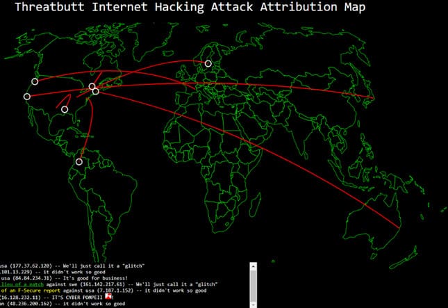 8 Bản Đồ Tấn Công Mạng giúp bạn theo dõi Cyber Attack theo thời gian thực 2