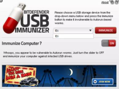 USB immunizer