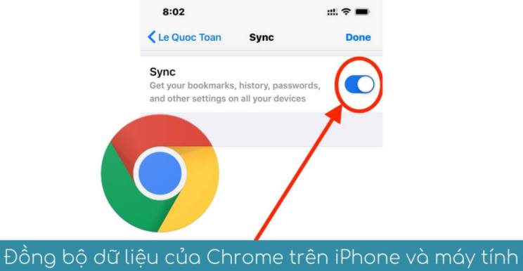 Cách đặt Password cho Chrome Sync để bảo mật khi đồng bộ hóa dữ liệu