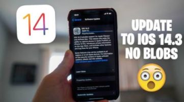 Instructions to upgrade iOS 14.3 without SHSH