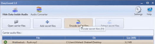 Encode secret files
