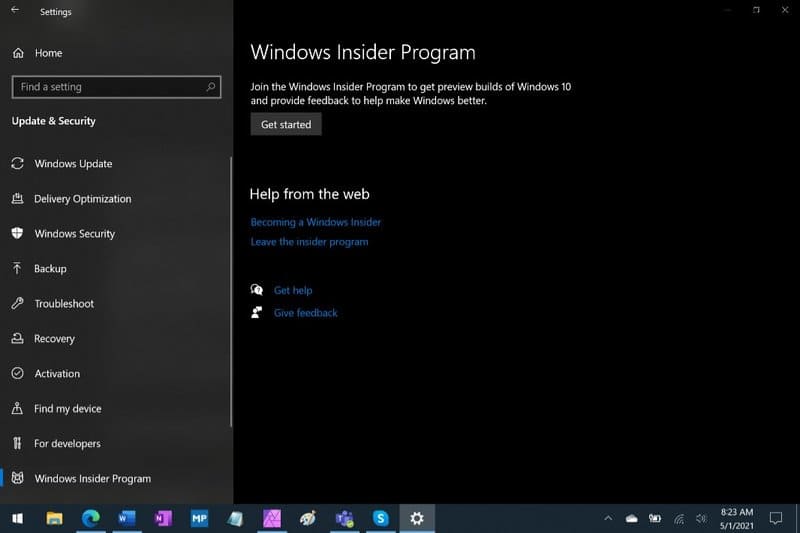 Cách nâng cấp Windows 10 phiên bản 21H1