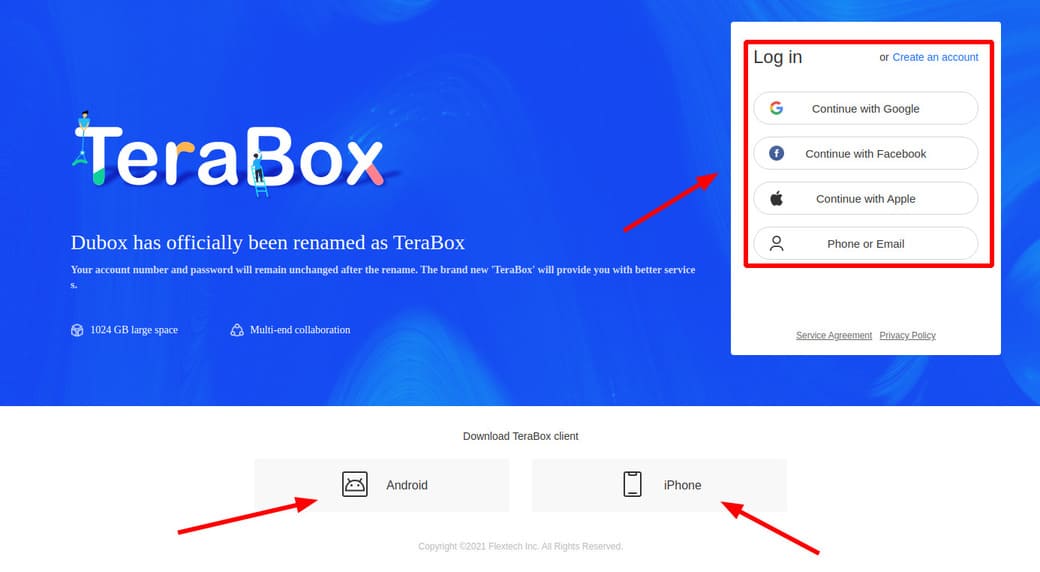 TeraBox: 1TB 7 . Free Cloud Storage Service