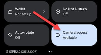 Cách tắt Micro và Camera từ Quick Settings trên Android 14