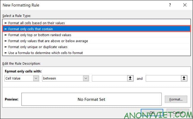 How to highlight gaps or errors in Microsoft Excel 15