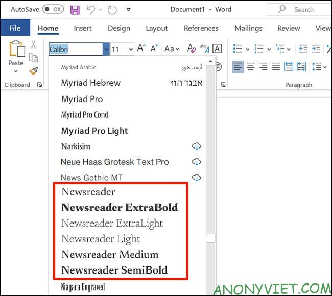 How to use Google Font in Microsoft Word 22