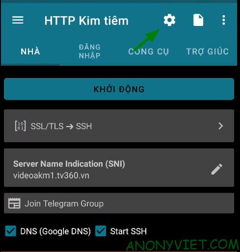 ứng dụng Http Injector