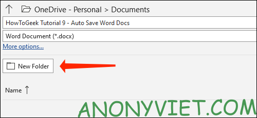 Cách tự động lưu file Microsoft Word vào OneDrive 24