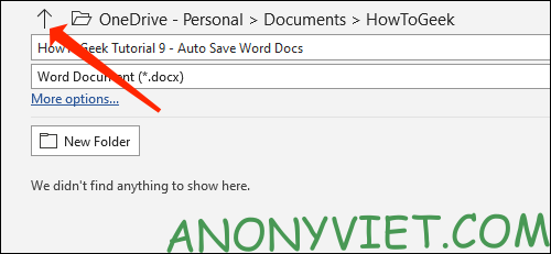 How to automatically save Microsoft Word files to OneDrive