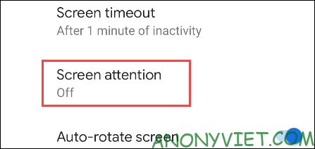 Screen Attention