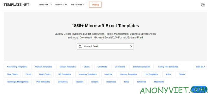 5 trang web tải template Excel miễn phí tốt nhất