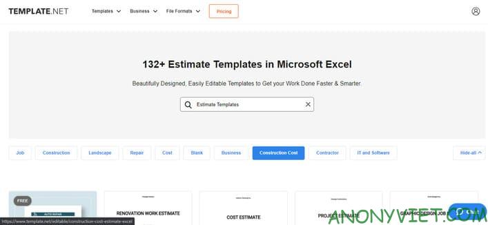 5 trang web tải template Excel miễn phí tốt nhất 106