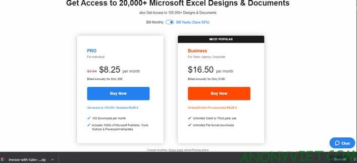 5 best free Excel template download websites 54