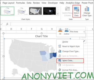 Cách tạo Biểu đồ dạng Bản đồ trong Microsoft Excel 25