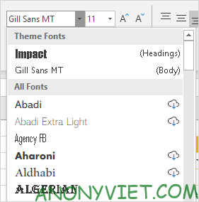 Bài 27: Cách sử dụng Themes trong Excel