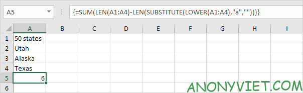 Bài 106: Cách đếm kí tự trong Excel 16