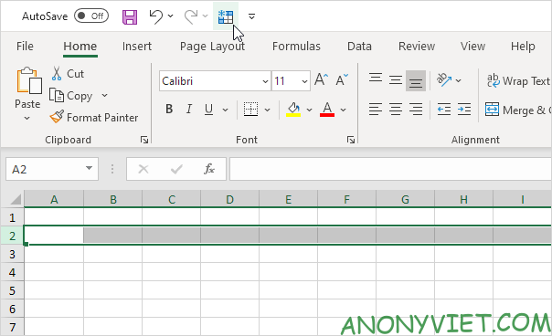 Bài 33: Cách sử dụng Freeze Panes - Cố định dòng cột khi cuộn trong Excel 95