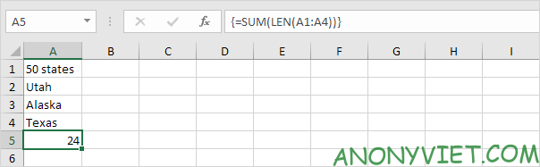Bài 106: Cách đếm kí tự trong Excel 33