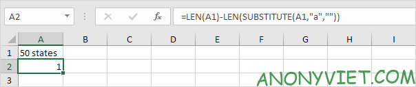 Bài 106: Cách đếm kí tự trong Excel