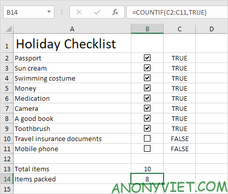 Lesson 26: How to use Checkbox in Excel 39