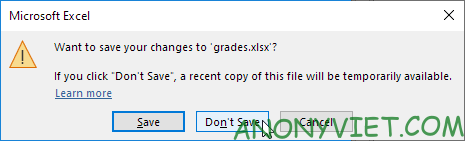 Lesson 29: How to use AutoRecover in Excel 15