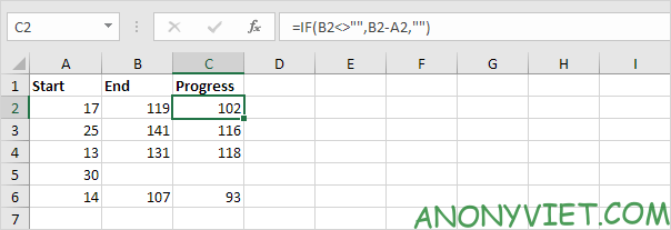 Lesson 107: How to check for unequal values ​​in Excel 14