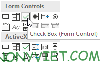 Bài 26: Cách sử dụng Checkbox trong Excel