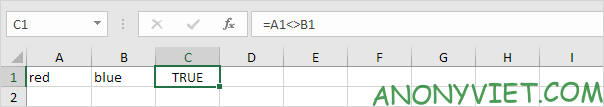 Lesson 107: How to check for unequal values ​​in Excel 12