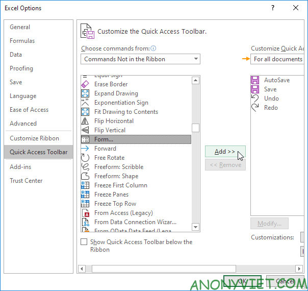 Bài 22: Cách sử dụng Quick Access Toolbar trong Microsoft Excel 35