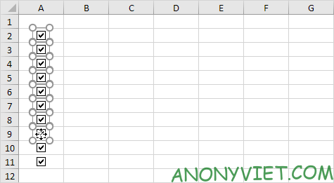 Bài 26: Cách sử dụng Checkbox trong Excel