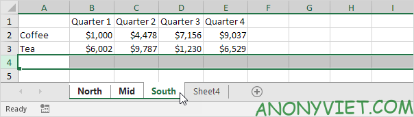 Bài 34: Cách nhóm trang tính   Gộp các Sheet thành Group trong Excel