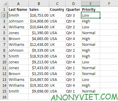 Lesson 210: Sorting options in Excel