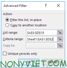 Lesson 217: Advanced Filter in Excel 11